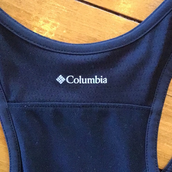 COLUMBIA, LIKE NEW! OMNI SHADE RACERBACK SUN PROTECTIVE SPORT DRESS BLACK - Picture 8 of 10